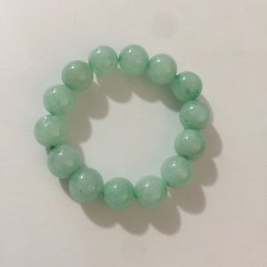 Jade Women’s Bead Expandable Nephrite Bracelet